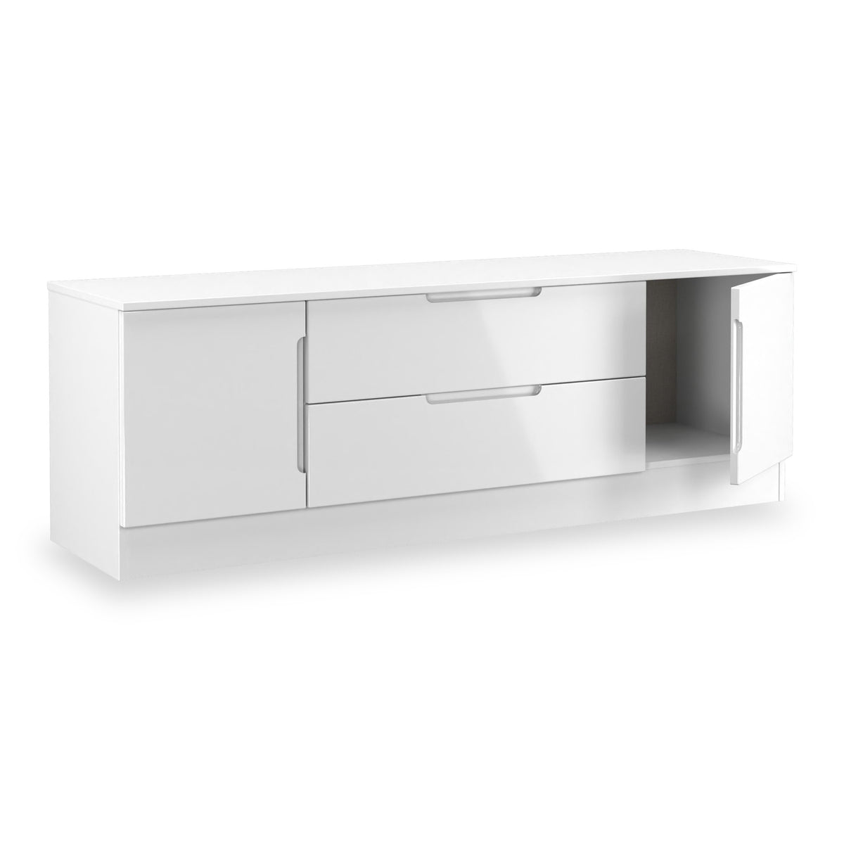 Henshaw Small TV Unit White from Roseland Furniture