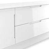 Henshaw Small TV Unit White from Roseland Furniture