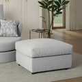 Tisha Grey Footstool by Roseland Furniture