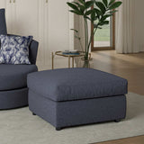 Tisha Navy Footstool by Roseland Furniture