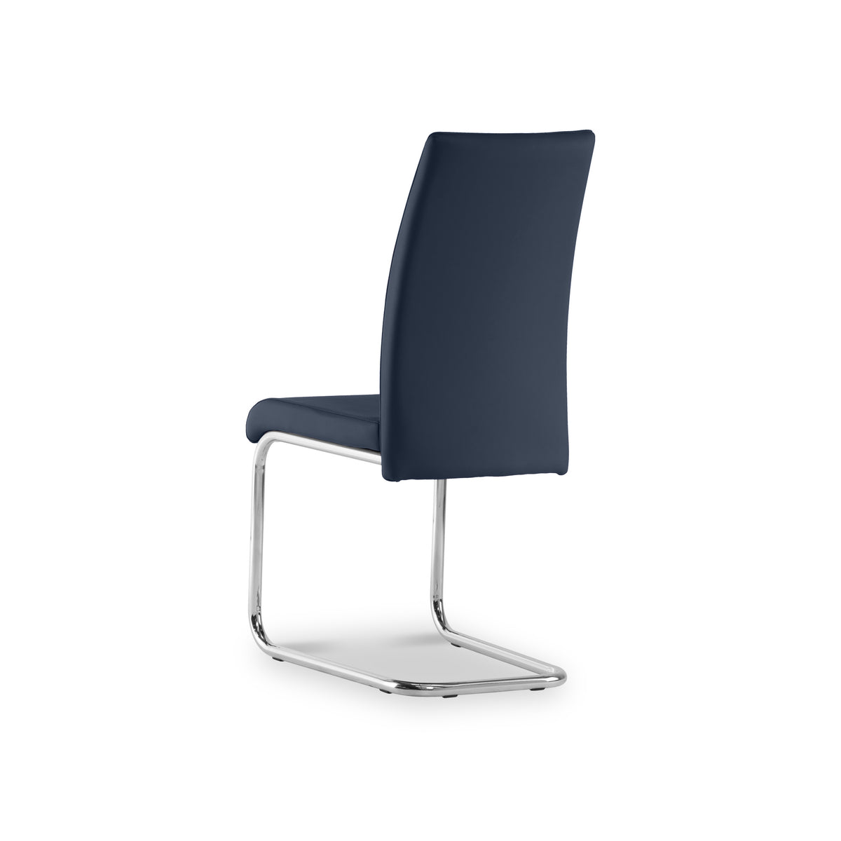 Covent Blue Faux Leather Dining Chair by Roseland Furniture