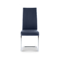 Covent Blue Faux Leather Dining Chair by Roseland Furniture