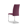 Covent Purple Faux Leather Dining Chair by Roseland Furniture
