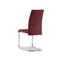 Covent Red Faux Leather Dining Chair by Roseland Furniture