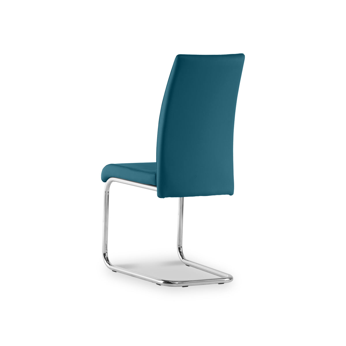 Covent Teal Faux Leather Dining Chair by Roseland Furniture