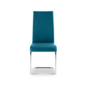 Covent Teal Faux Leather Dining Chair by Roseland Furniture