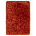 Newton Terracotta Deluxe Shaggy Rug from Roseland Furniture