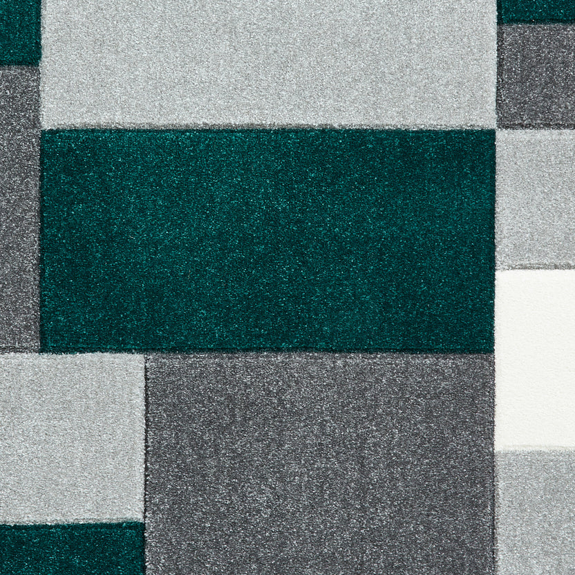 Regis Geometric Cube Rectangular Rug for Living Room or Bedroom ...