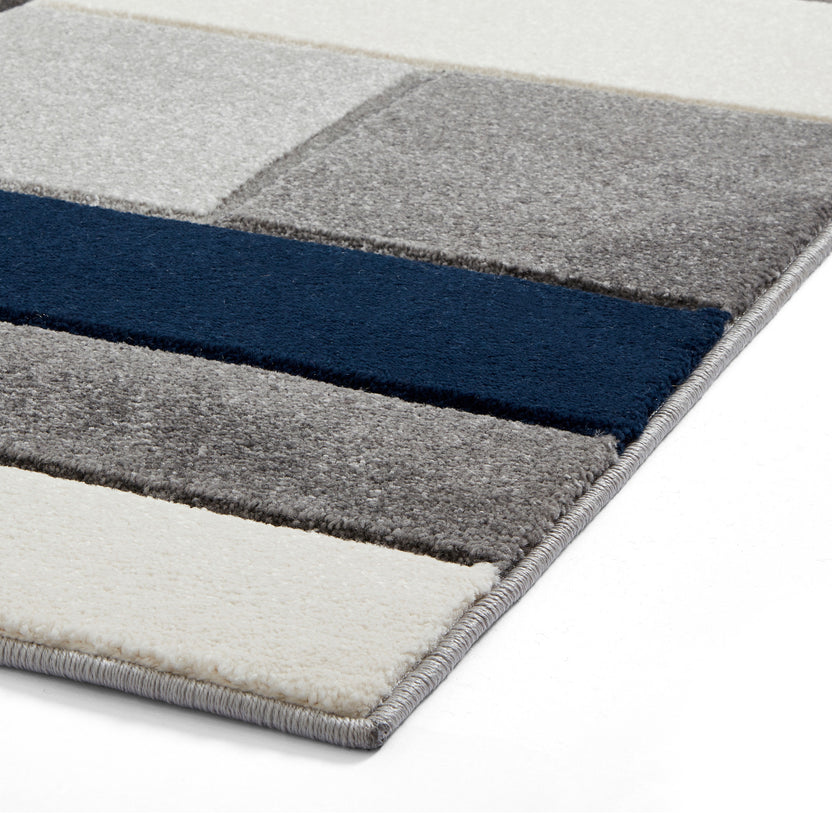 Regis Geometric Cube Rectangular Rug for Living Room or Bedroom ...