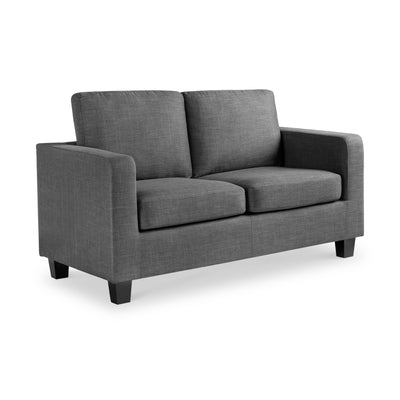 Myles Grey Fabric 2 Seater Sofa