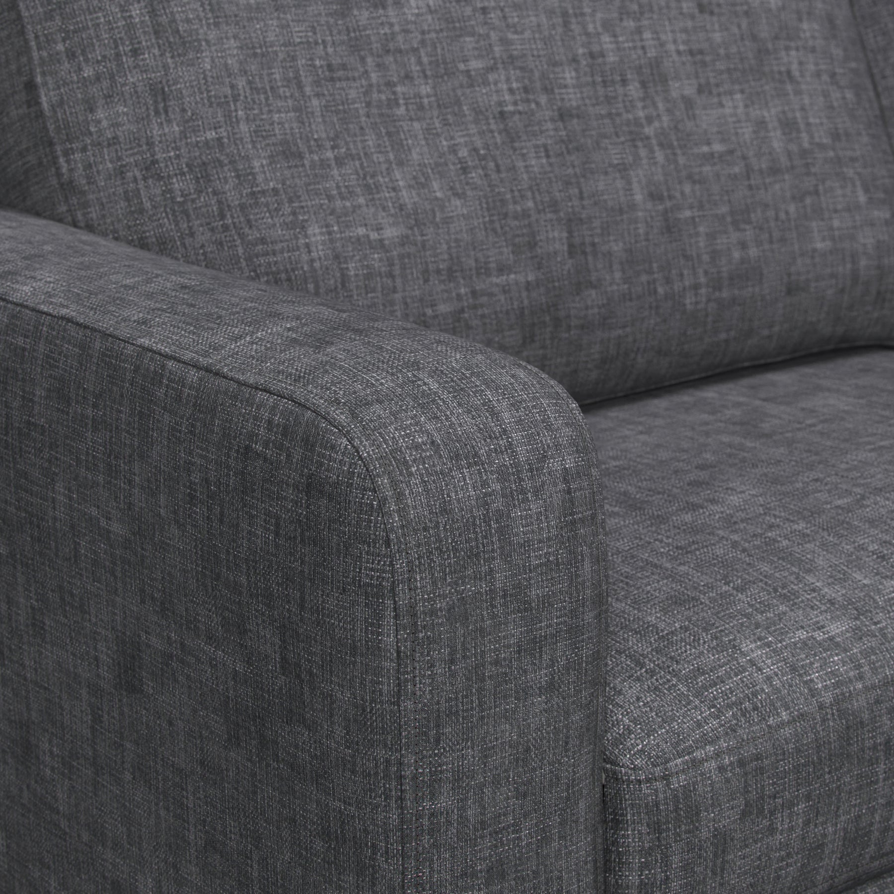 Myles Grey Fabric 3 Seater Sofa from Roseland Furniture