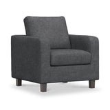 Myles Grey Fabric Armchair from Roseland Furniture
