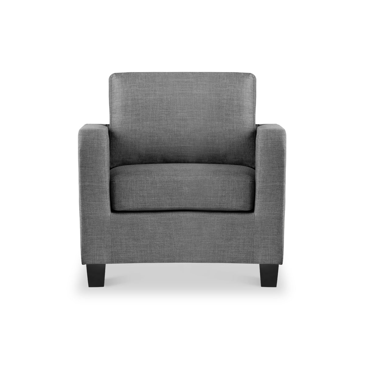 Myles Grey Fabric Armchair from Roseland Furniture