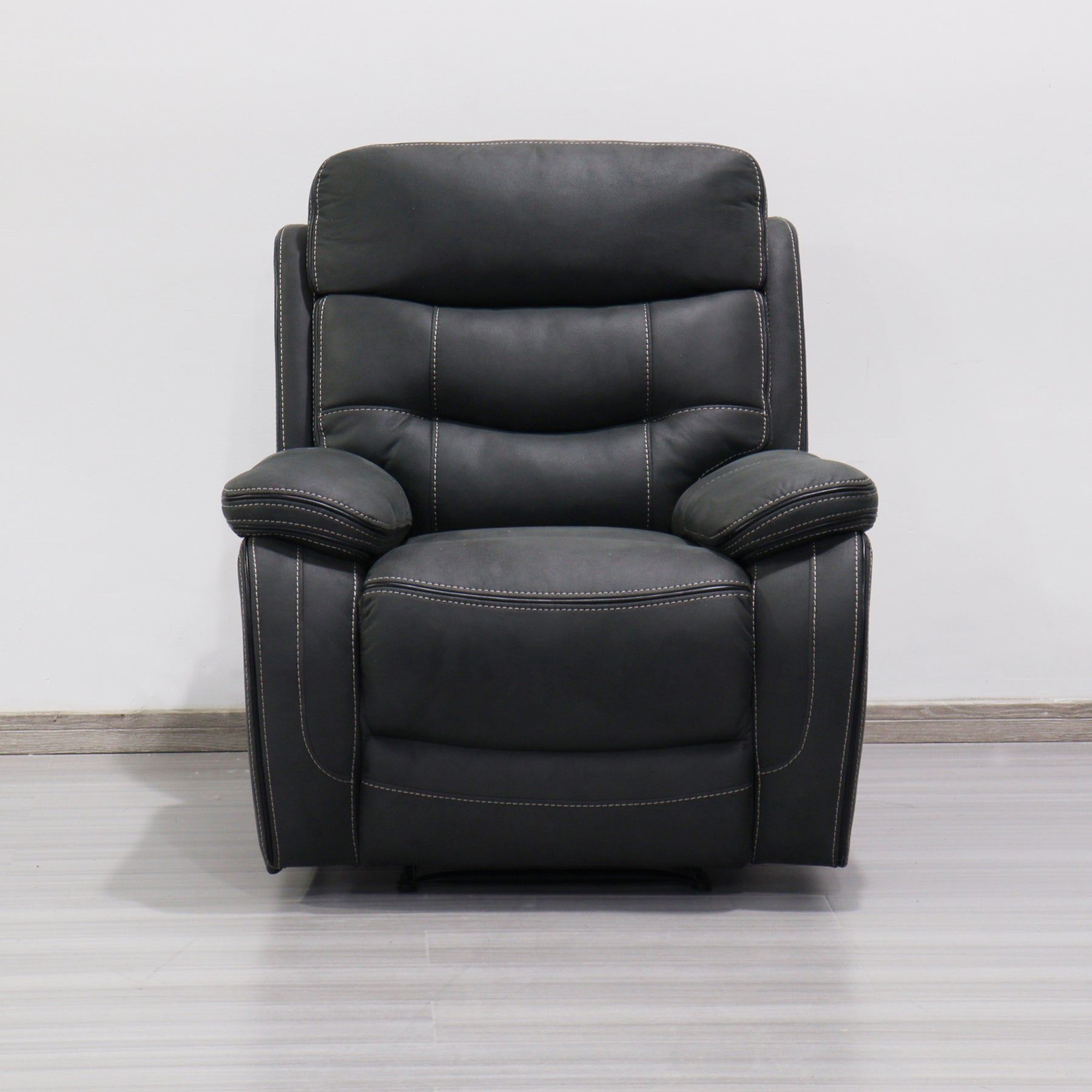 Stanford Charcoal Dual Motor Power Reclining Armchair from Roseland Furniture