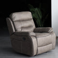 Stanford Light Charcoal Dual Motor Power Reclining Armchair from Roseland Furniture