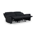 Alden Black Leather Recliner 3 Seater Sofa from Roseland Furniture