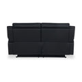 Alden Black Leather Recliner 3 Seater Sofa from Roseland Furniture