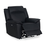 Alden Black Leather Power Recliner Armchair from Roseland Furniture