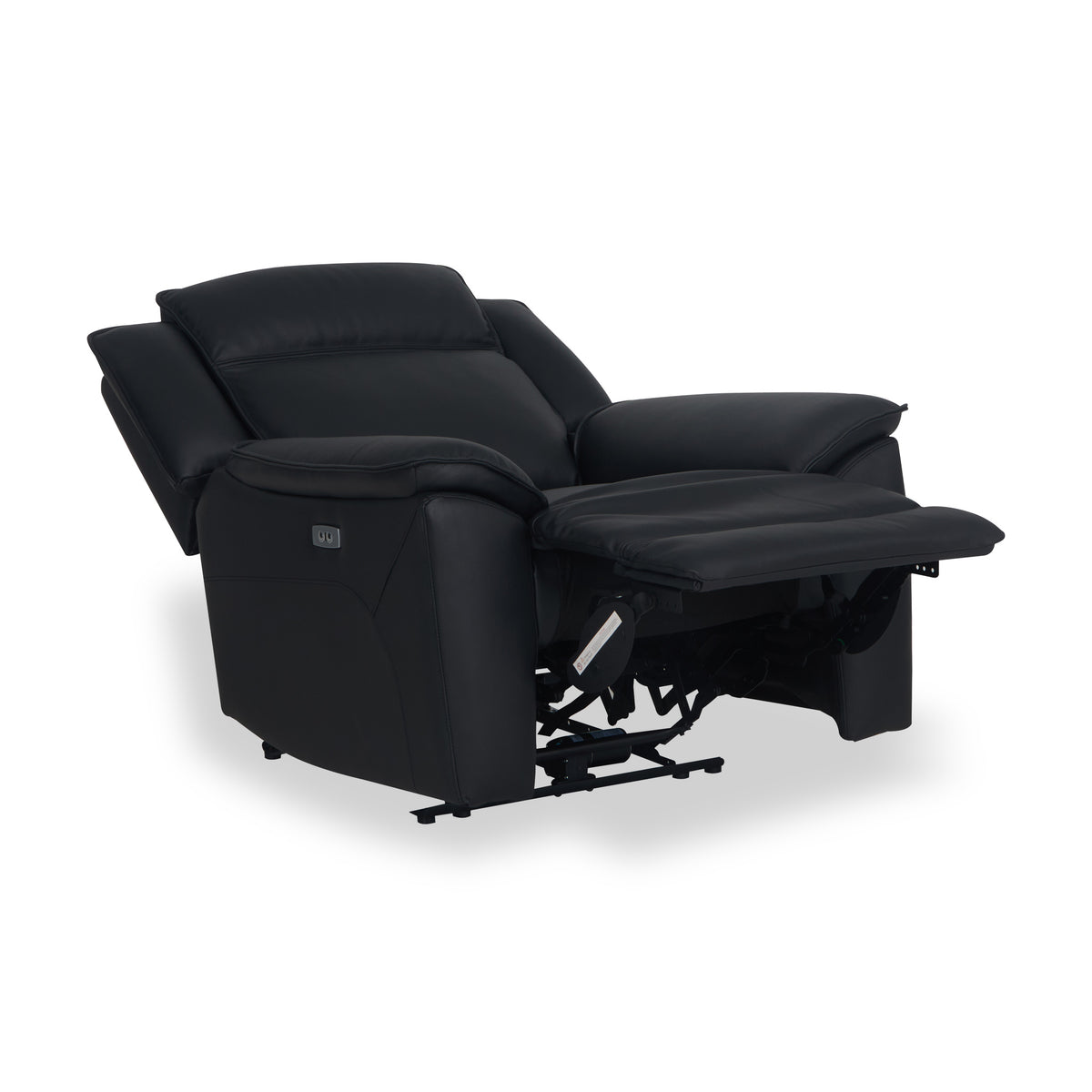 Alden Black Leather Power Recliner Armchair from Roseland Furniture