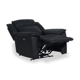 Alden Black Leather Power Recliner Armchair from Roseland Furniture