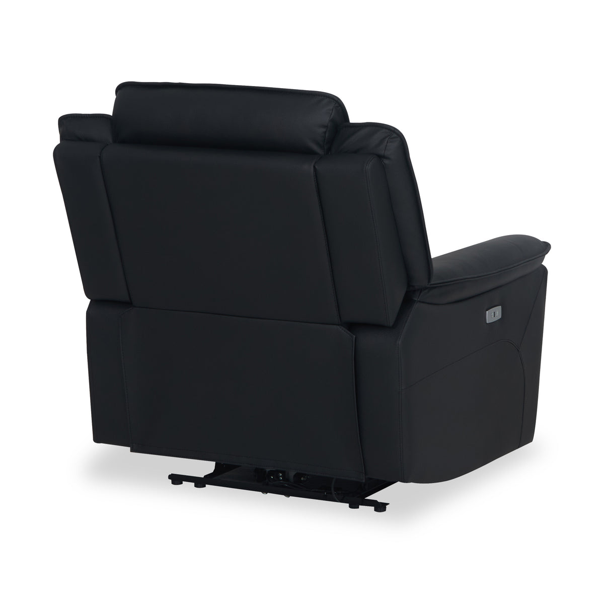 Alden Black Leather Power Recliner Armchair from Roseland Furniture