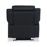 Alden Black Leather Power Recliner Armchair from Roseland Furniture