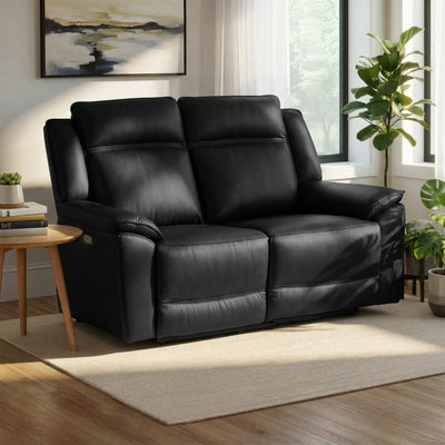 Alden Power Leather Recliner 2 Seater Sofa