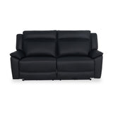 Alden Black Power Leather Recliner 3 Seater Sofa from Roseland Furniture
