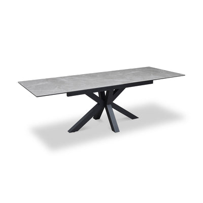 Palma Grey 140-180cm Extending Ceramic Dining Table