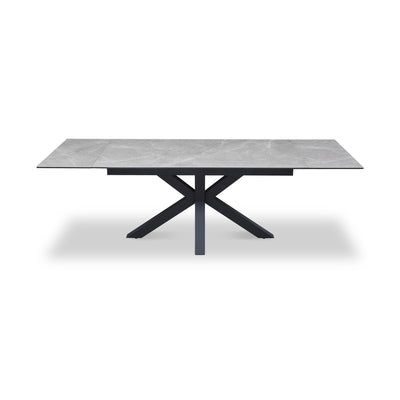 Palma Grey 140-180cm Extending Ceramic Dining Table