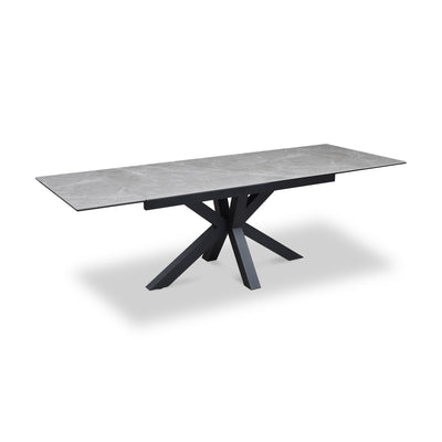 Mussi Grey 160-240cm Extending Ceramic Dining Table