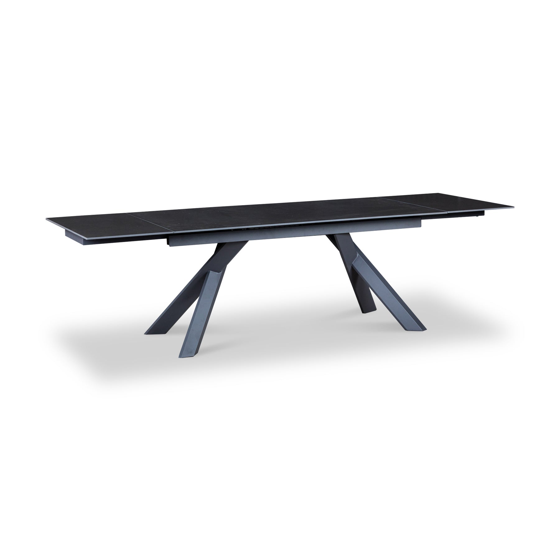 Salma 180 280cm Extending Dark Grey from Roseland Furniture