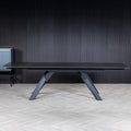 Salma 180 280cm Extending Dark Grey from Roseland Furniture