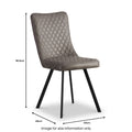 Galaxy Faux Leather Dining Chair from Roseland Furniture