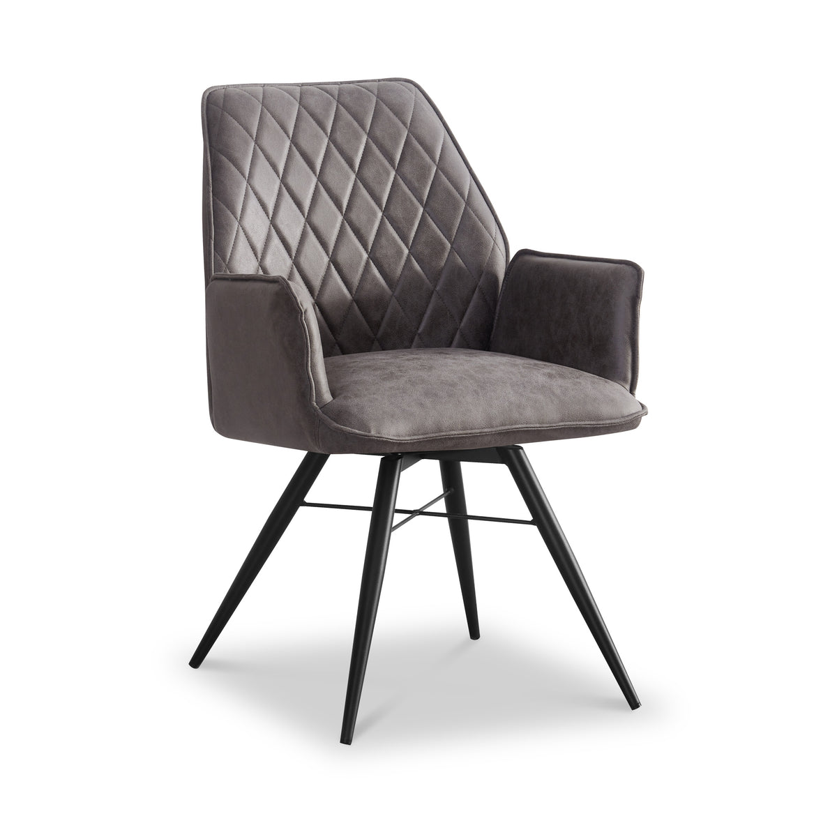 Quinn Faux Leather Dining Chair from Roseland Furniture
