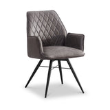 Quinn Faux Leather Dining Chair from Roseland Furniture