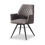 Quinn Faux Leather Dining Chair from Roseland Furniture