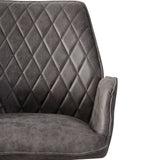 Quinn Faux Leather Dining Chair from Roseland Furniture