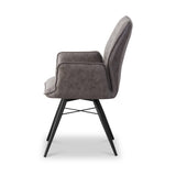 Quinn Faux Leather Dining Chair from Roseland Furniture