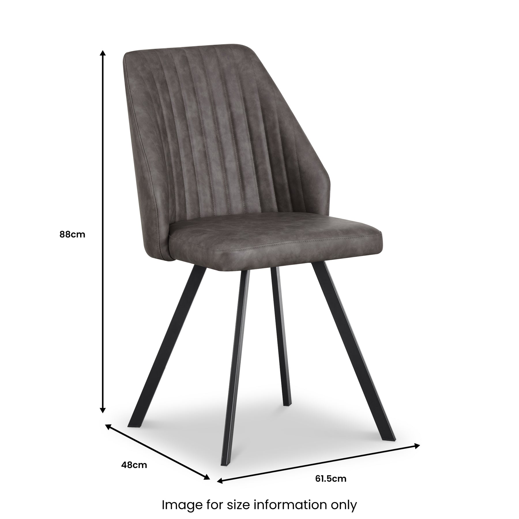 Callington Faux Leather Dining Chair from Roseland Furniture