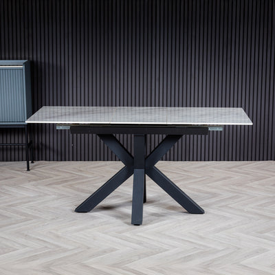 Hurley 120-160cm Extending Ceramic Dining Table