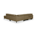 Radford Leather Power Recling Corner Chaise Sofa RHF Taupe from Roseland Furniture