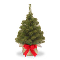 Nobel Spruce 2ft Tree In Burlap Bag with Red Bow From Roseland Furniture