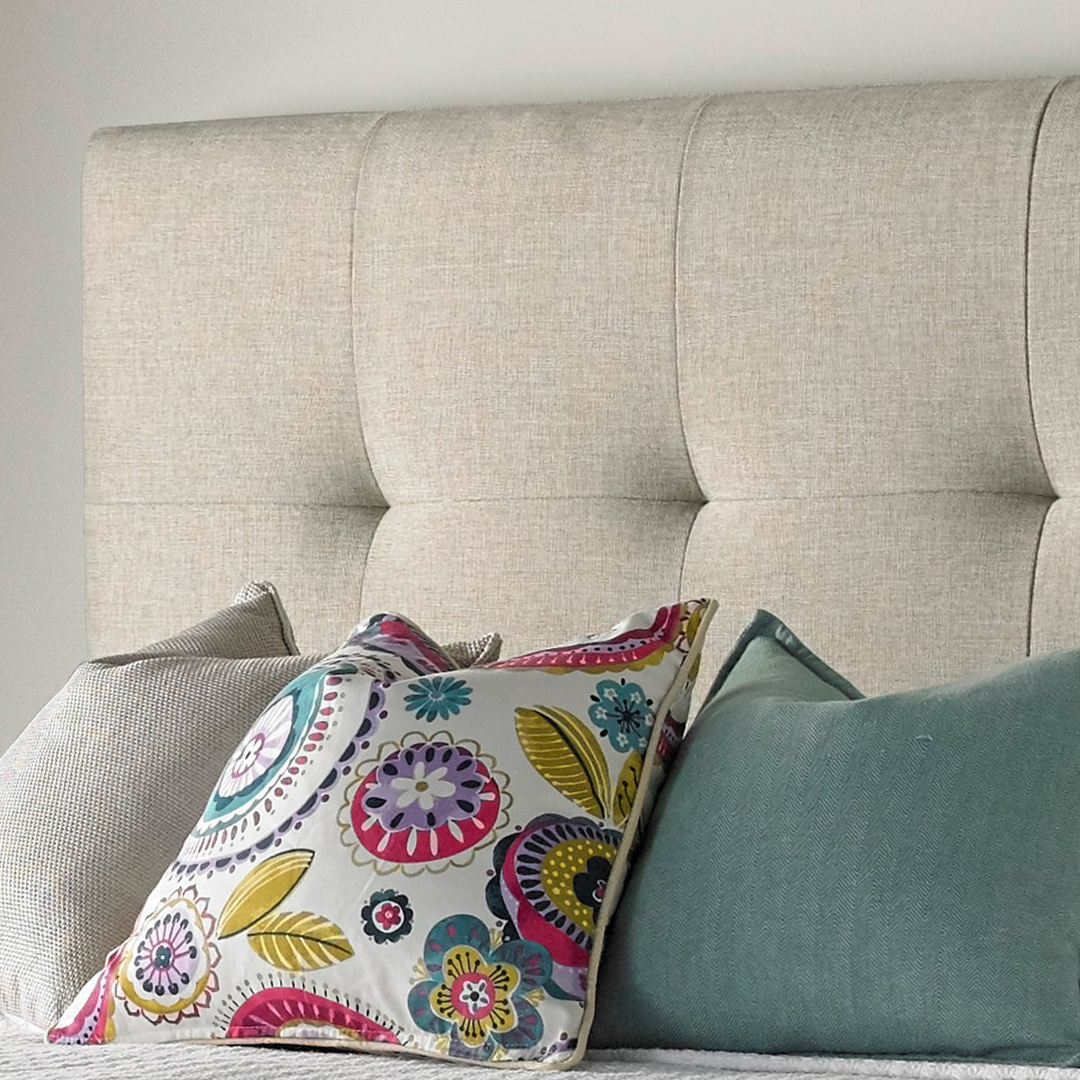 Sherborne Ottoman Storage Bed Frame Oatmeal from Roseland Furniture