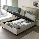 Sherborne Ottoman Storage Bed Frame Oatmeal from Roseland Furniture