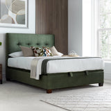 Southwick Ottoman Storage Bed Frame Green from Roseland Furniture