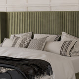 Princeton Slim Pleat Ottoman Bed Frame Olive from Roseland Furniture