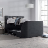 Belleau TV Ottoman Bed Frame Double Slate from Roseland Furniture
