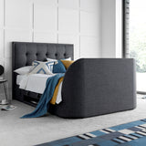 Navenby TV Ottoman Bed Frame Double Slate from Roseland Furniture