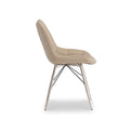 Ana Stone Faux Leather Dining Chair by Roseland Furniture